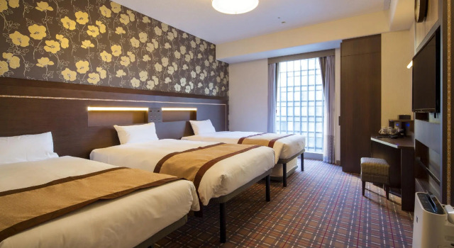 Трёхместный номер Standard Hotel Monterey Fukuoka