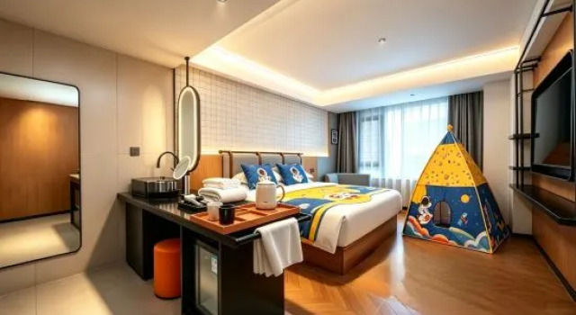 Тент Hechi Rezen Trend Hotel (Jinchengjiang Station Baima Pedestrian Street Branch)