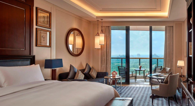 Двухместный клубный номер Standard с видом на поле для гольфа The Ritz-Carlton, Haikou