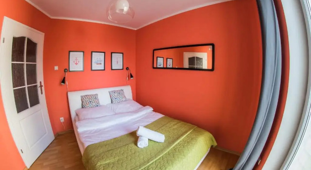 Апартаменты с балконом и с красивым видом из окна Apartament Zwycięstwa