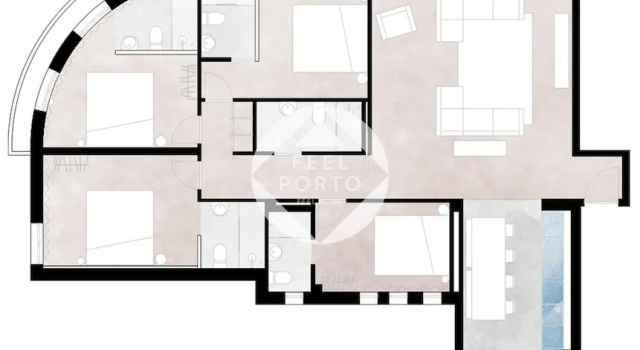 Апартаменты с балконом Feel Porto Merlot Townhouse