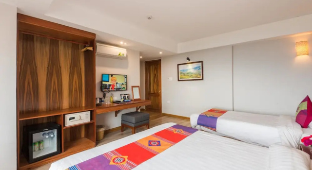 Номер Deluxe с балконом и с видом на сад Sapa Panorama Hotel