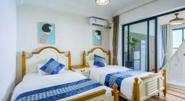 Тент с 2 комнатами с видом на море Huidong Shuangyue Bay Wanyue Apartment (Vanke Phase 2)