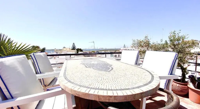 Двухместный номер Standard с балконом и с видом на море Zenit Olhao B & B with sea view rooftop terrace