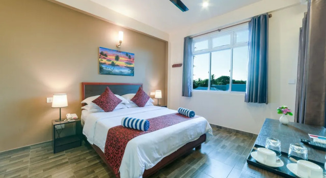 Двухместный номер Deluxe с балконом и с видом на остров Paguro Beach Inn