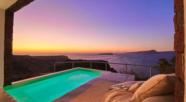 Двухместный номер Standard с балконом и с красивым видом из окна Coco-Mat Hotel Santorini