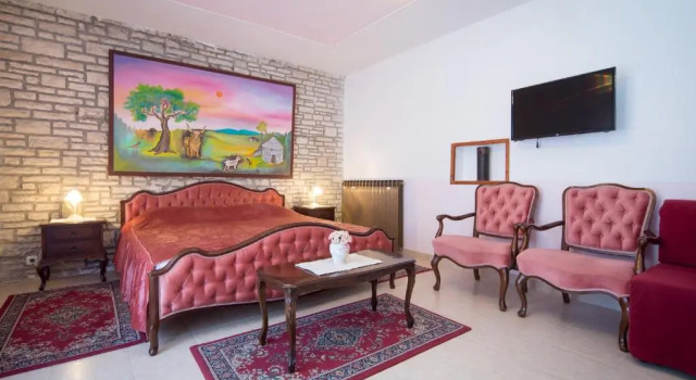 Двухместный номер Deluxe с балконом и с видом на море Villa Matohanca