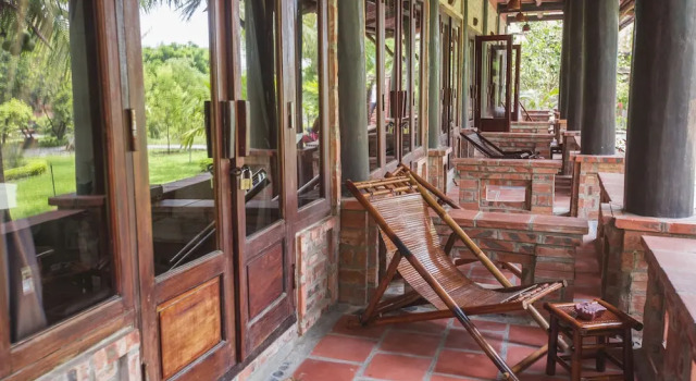 Номер Deluxe с балконом и с видом на сад Van Chai Resort