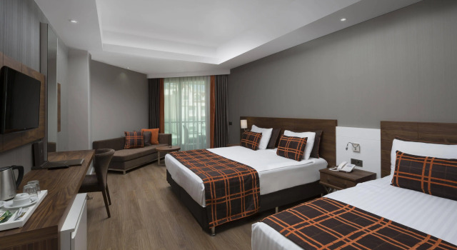 Side Sunport Hotel & Spa - All Inclusive, Reservar Resort Hotéis em Side com pequeno-almoço, Café da manhã
