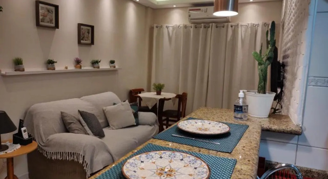 Апартаменты c 1 комнатой Apartamentos Gonzaga Lado Shopping Miramar