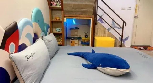 Кровать в общем номере Wind Natural Parent-Child Inn II