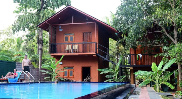 Двухместный номер Standard с видом на бассейн Sun and Green Eco Lodge - Dambulla