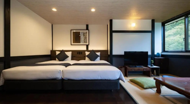 Двухместный номер Tatami Superior Onsen Guest House Tsutaya