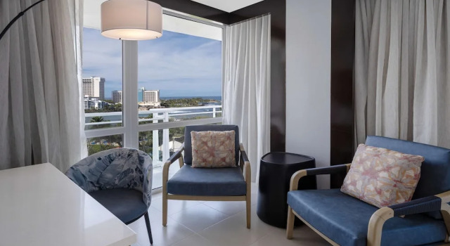 Двухместный номер Standard с видом на океан Hilton Garden Inn San Juan Condado