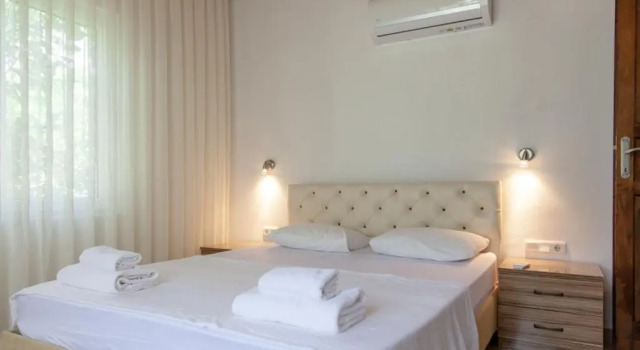 Апартаменты с балконом и с красивым видом из окна Dolunay Apart Hotel