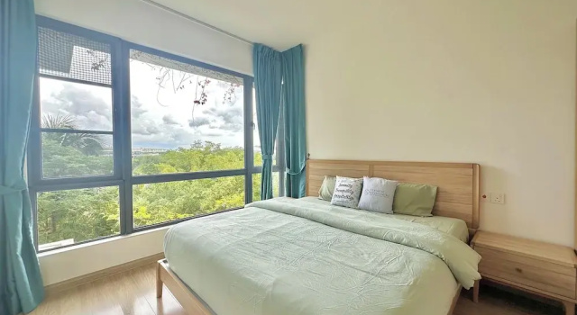 Апартаменты с 2 комнатами с балконом и с видом на сад GYDEN STAYCATION #RegaliaPark & StarviewBay Forest City