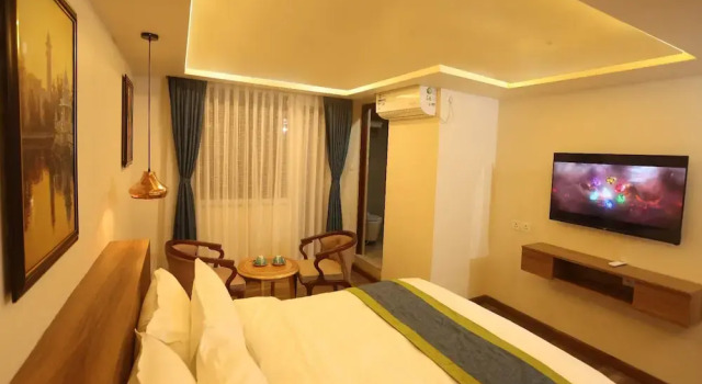 Одноместный номер Deluxe с балконом и с видом на город Harsha Boutique Hotel