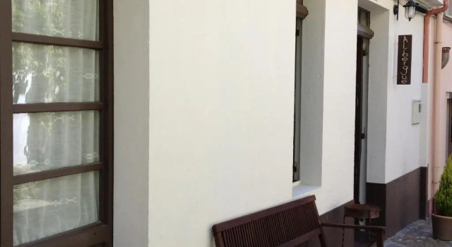 Кровать в общем номере Albergue Mayor
