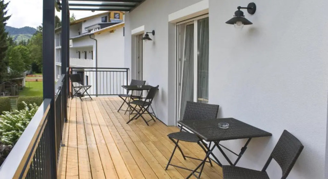 Апартаменты с балконом Apartmenthaus Nina
