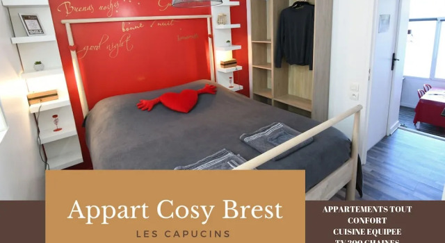 Апартаменты Standard Appart Cosy Brest Les Capucins