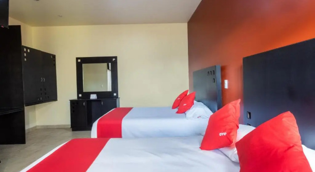 Четырёхместный номер Standard Capital O Hotel Emperadores Inn, Atlixco