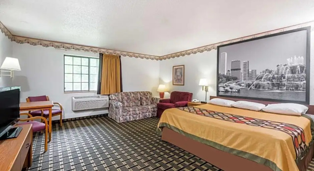 Двухместный люкс c 1 комнатой Super 8 by Wyndham Coshocton Roscoe Village