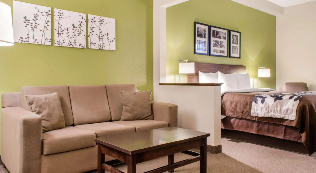 Двухместный люкс Sleep Inn & Suites Metairie - New Orleans West