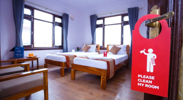 Двухместный номер Deluxe с балконом Alliance Hotel - Boudhanath Stupa