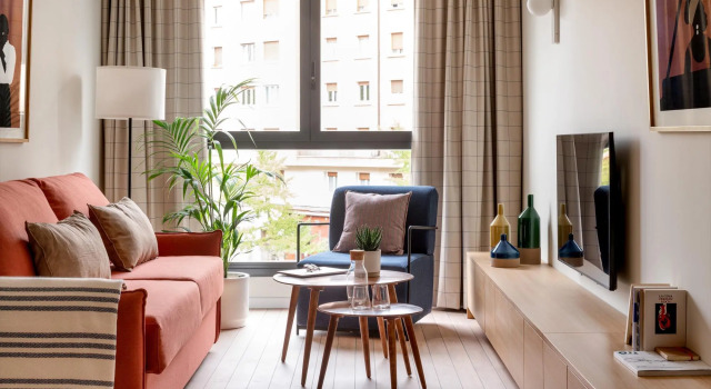 1 makuuhuone Huoneisto Aparthotel Libere Vitoria