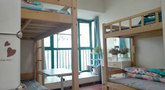 Кровать в общем номере (женский номер) Wheat League Youth Hostel (Nanning ASEAN Business District Subway Station Branch)