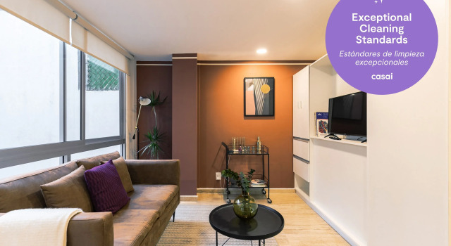 Casai Cute Studio on top Floor in Condesa, Забронировать Отель Мехико Мексико, рядом с Чильпансинго