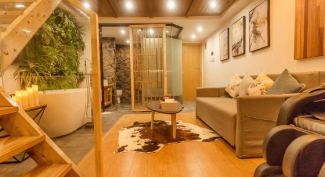Двухместный люкс Дуплекс с балконом Flower Tree Hotel