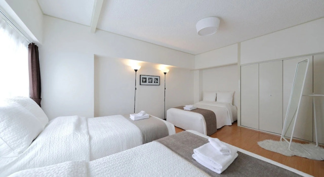 Апартаменты c 1 комнатой с балконом Grandouce Shin-Osaka-Minami