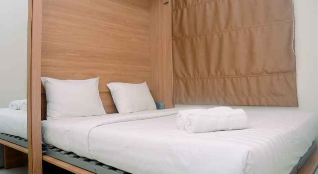 Trendy 2BR at Green Pramuka Apartment By Travelio, Book Apartment Jakarta Jakarta Province