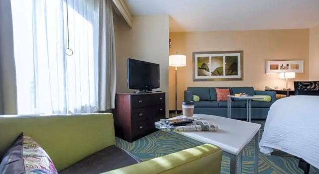 Двухместный люкс SpringHill Suites by Marriott Boston Devens Common Center