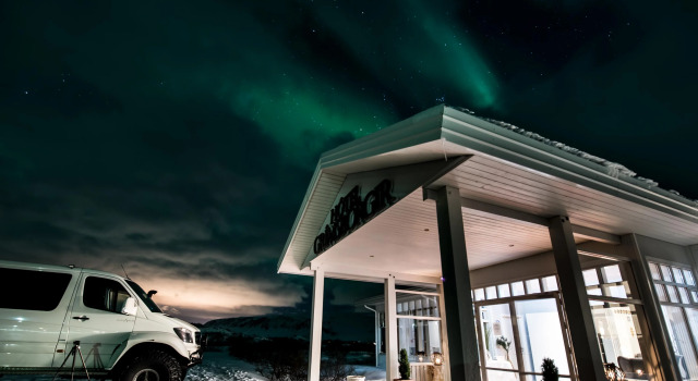 Hotel Grimsborgir Luxury Rooms and Apartments, Rezervovat Hotel Hotely v East Iceland s parkováním, Parkování