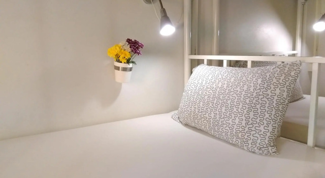 Кровать в общем номере Salsa Hostel