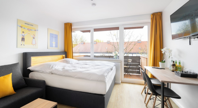 Двухместный номер Standard Homaris Apartments München Laim