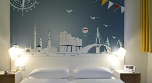 Двухместный номер B&B Hotel Hamburg-Nord