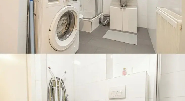 Апартаменты 9-Min to City Center, Comfy 1BR and 1LR with Balcony