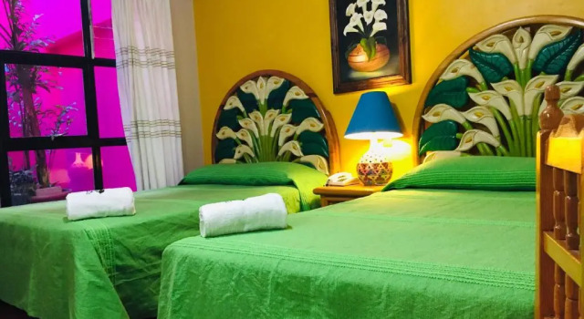 Четырёхместный номер Standard Hotel Cazomalli Oaxaca