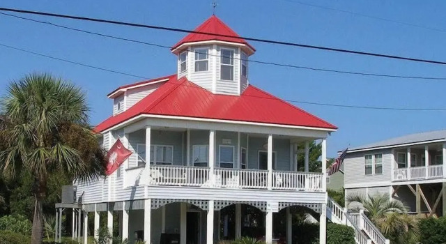 Cupola House, Забронировать Дом для отпуска Коттеджи Южной Каролины, Коттедж