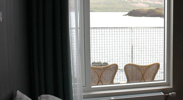 Deluxe Dvoulůžkový s manželskou postelí pokoj s balkonem Blabjorg Guesthouse