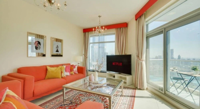Stylish Apartment With the Best Burj Views, Забронировать Апартаменты/квартира Даунтаун Дубай , рядом с Дубайский аквариум