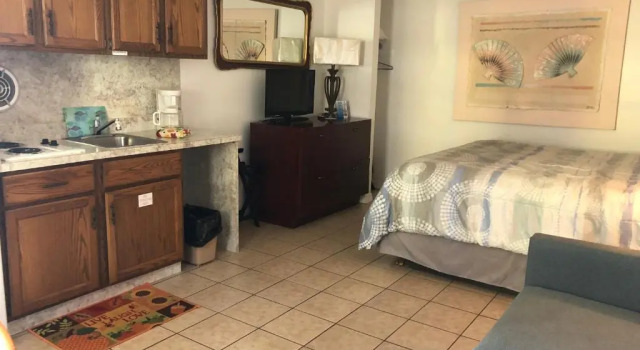 Студия с частичным видом на океан Sahara Motel