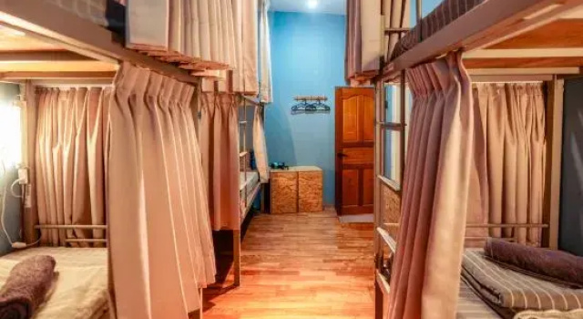 Кровать в общем номере (женский номер) Green Island Ocean Rhythem dive B&B 綠島海韻民宿