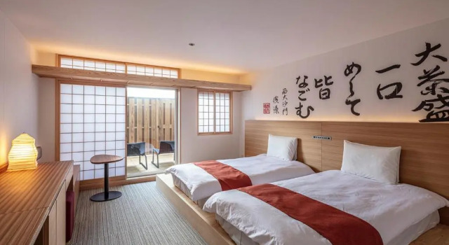 Двухместный номер Standard с балконом Hotel Tenpyo Naramachi