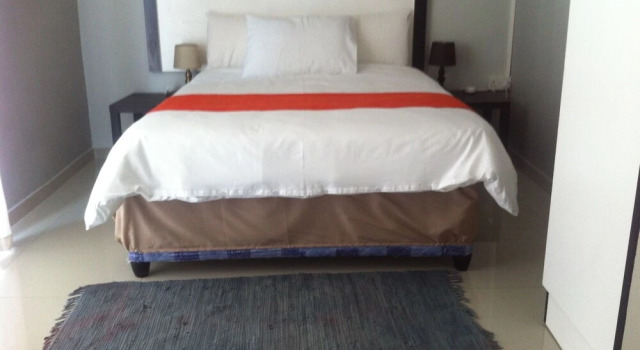 Standardní Dvoulůžkový s manželskou postelí pokoj a výhledem do zahrady Cosy Palms Guest House