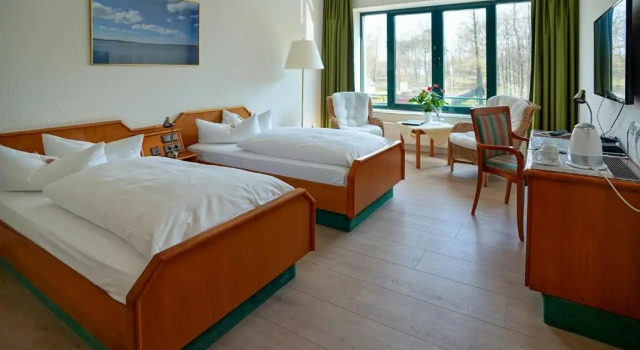 Одноместный номер Standard с видом на парк Seehotel Berlin-Rangsdorf