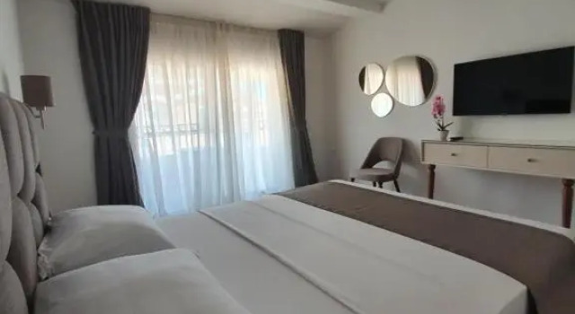 Двухместный номер Deluxe с балконом и с видом на море Apartments Boreta